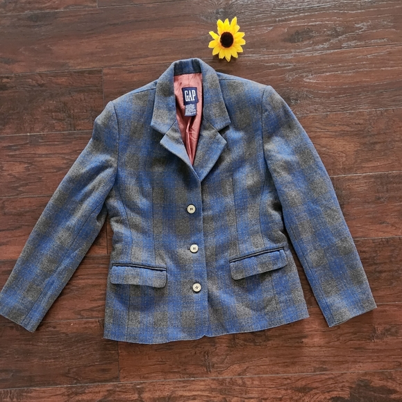 GAP WOOL BLAZER 💜 - Picture 2 of 7